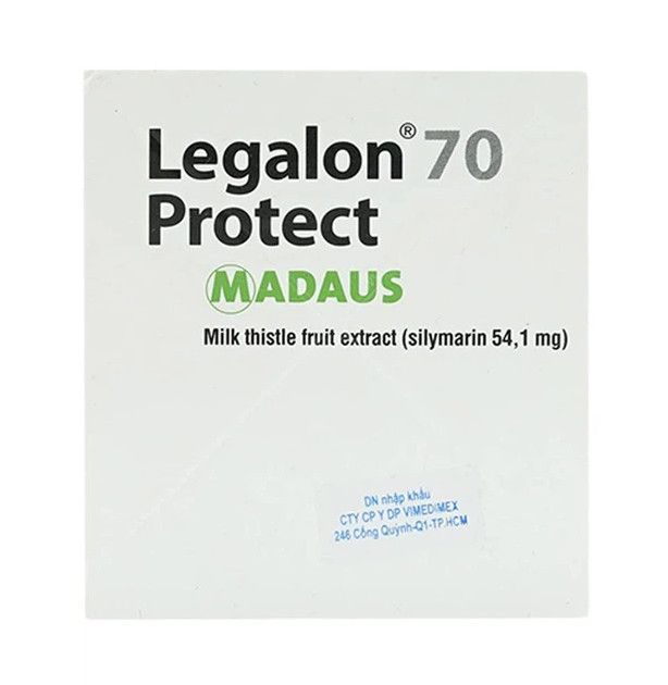 Viên nang Legalon 70 Madaus điều trị bệnh gan, nhiễm độc gan (10 vỉ x 10 viên)
