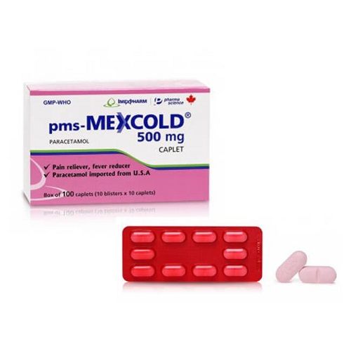 Mexcold 500mg nén - paracetamol (10*10)