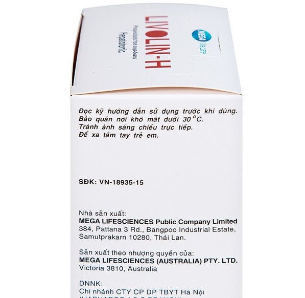 Viên nang mềm Livolin-H 300mg MEGA We care cải thiện bệnh gan, chán ăn, đau hạ sườn phải (10 vỉ x 10 viên)