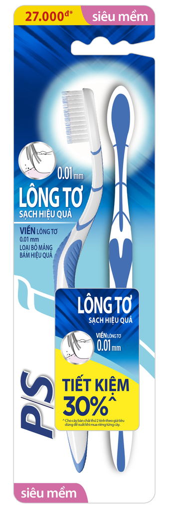 Bàn chải P/S lông tơ sạch hiệu quả 0.01mm