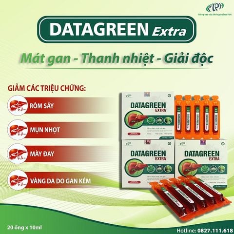 Mát gan - Thanh nhiệt - Giải độc DATAGREEN EXTRA