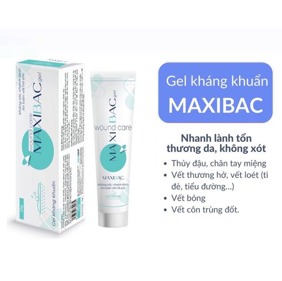 Gel Wound Care Maxibac chăm sóc và làm lành vết thương