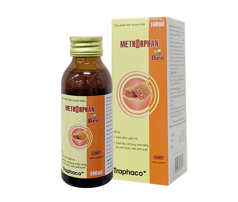 Siro Methorphan Bee hộp 1 chai 100ml