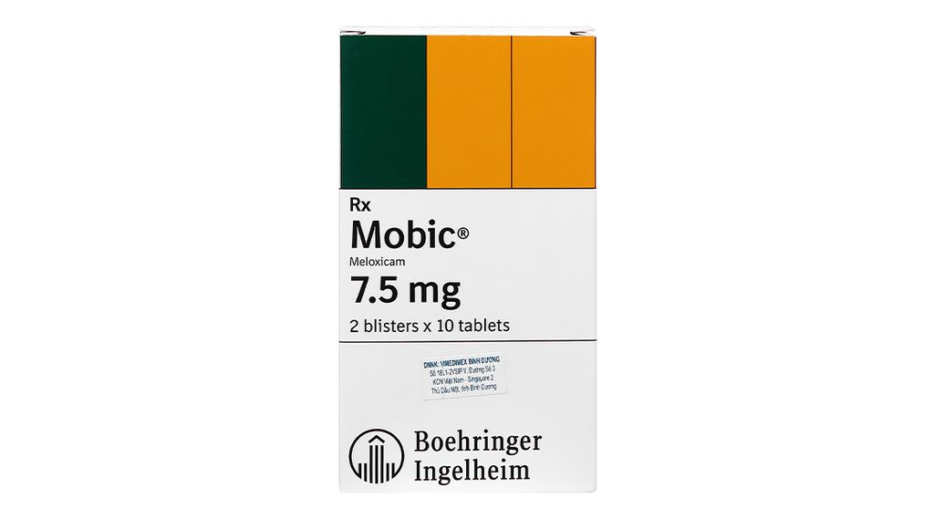 Mobic 7.5mg giảm đau, kháng viêm xương khớp (2 vỉ x 10 viên)