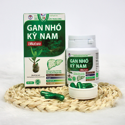 Viên uống Gan Nhó Kỳ Nam, hỗ trợ bổ gan, giải độc gan, bảo vệ gan (Lọ 30 Viên)