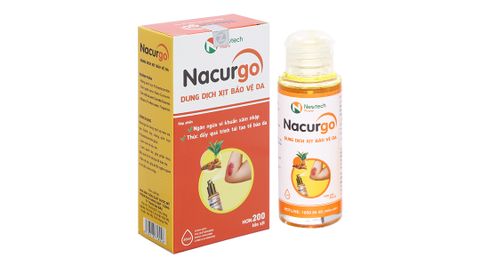 Dung dịch xịt Nacurgo bảo vệ, tái tạo da, ngừa vi khuẩn chai 30ml