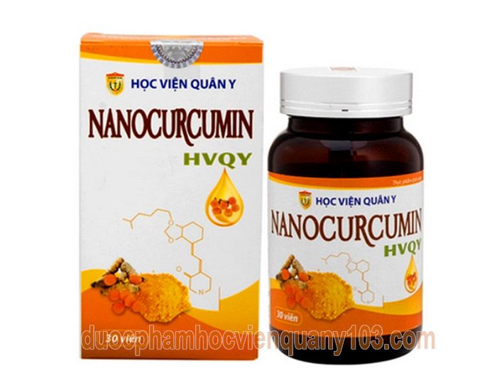 Viên uống Nano Curcumin HVQY - Lọ 30 viên