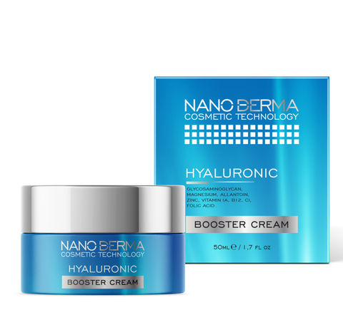 NanoDerma Hyaluronic Booster Cream 50ml cấp ẩm tức thì cho làn da thiếu nước