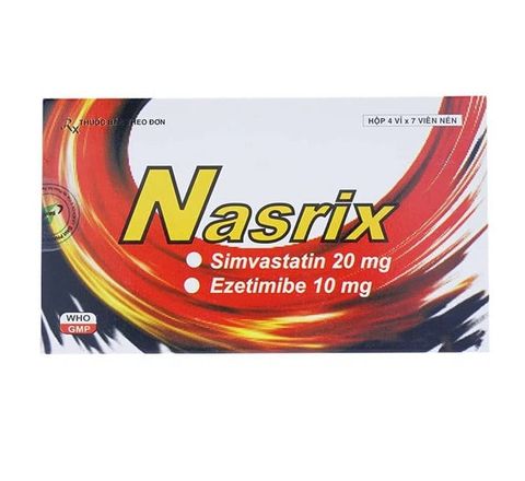 Thuốc Nasrix Đạt Vi Phú điều trị tăng cholesterol (28 viên)