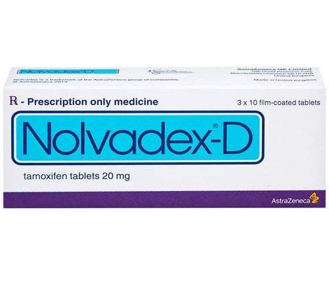 Thuốc Nolvadex-D AstraZeneca điều trị ung thư vú (3 vỉ x 10 viên)