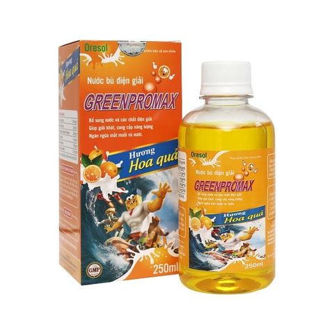 Nước bù điện giải GreenPromax - Oresol hương cam