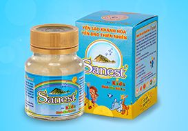 NƯỚC YẾN SÀO KHÁNH HÒA SANEST TRẺ EM LỌ 62ML (hộp 6 lọ)