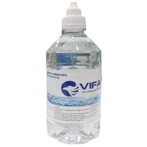 Nước muối sinh lý VIFA 0,9% chai 1000ml