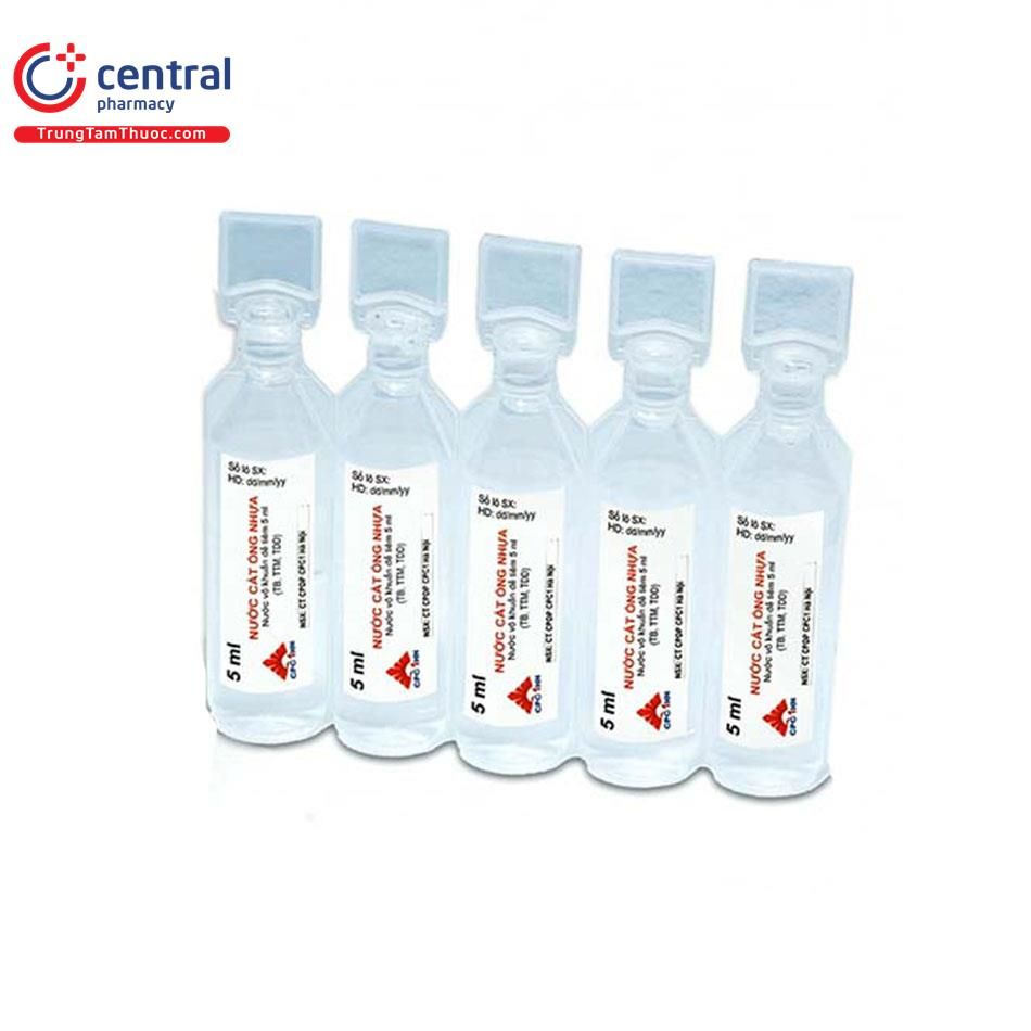 Nước Cất Tiêm cpc1 dùng pha loãng chế phẩm thuốc