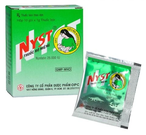 Nyst rơ miệng ( hộp 10 gói)