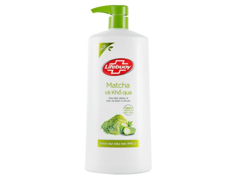 ZZ Sữa tắm Lifebuoy matcha và khổ qua 850g