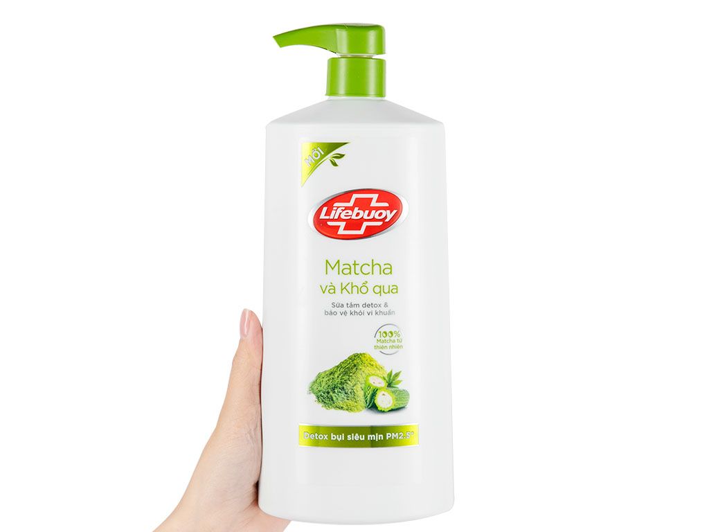 ZZ Sữa tắm Lifebuoy matcha và khổ qua 850g