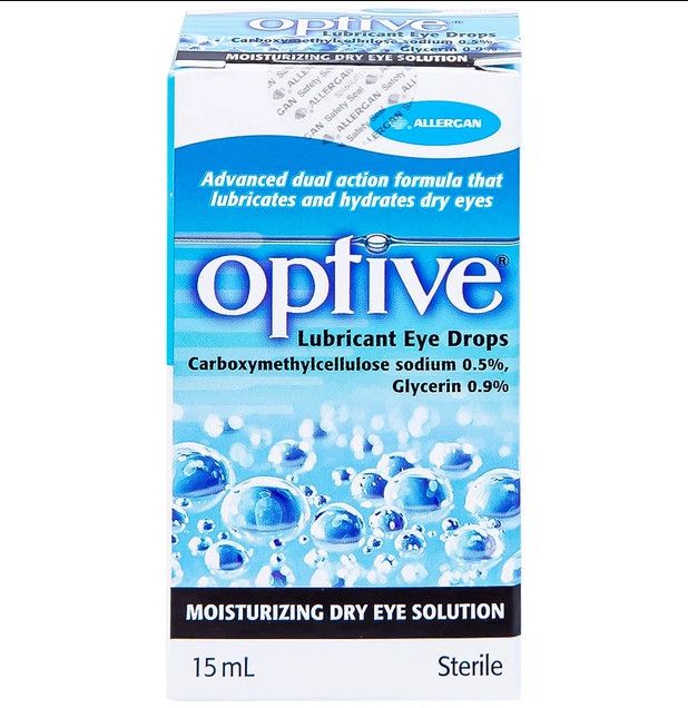 Thuốc nhỏ mắt Optive Allergan giảm nóng, kích ứng mắt (15ml)