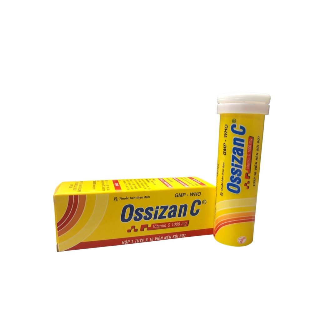Sủi Ossizan C1000mg (tuýp 10 viên)