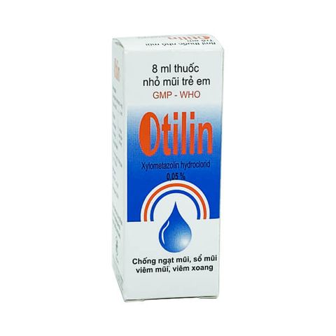 Otilin 8ml - Nhỏ mũi, Viêm mũi, nghẹt mũi, sổ mũi.