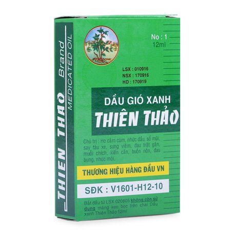 Dầu gió xanh Thiên Thảo (Chai12ml)