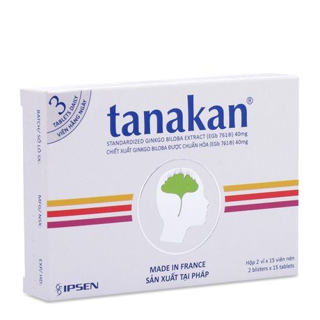 Tanakan 40 mg (2*15) mới WĐB