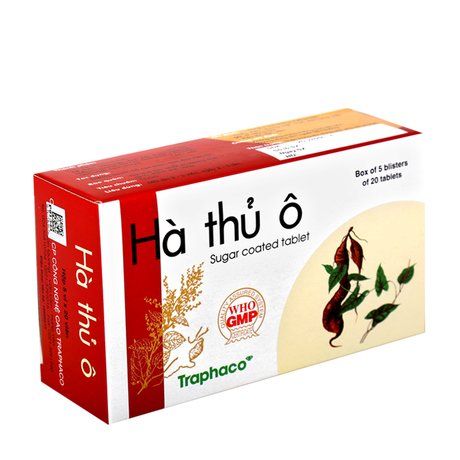 Hà Thủ Ô (5 vỉ x 20 viên/hộp) - Thuốc điều trị thiếu máu, chóng mặt, ù tai, làm đen tóc