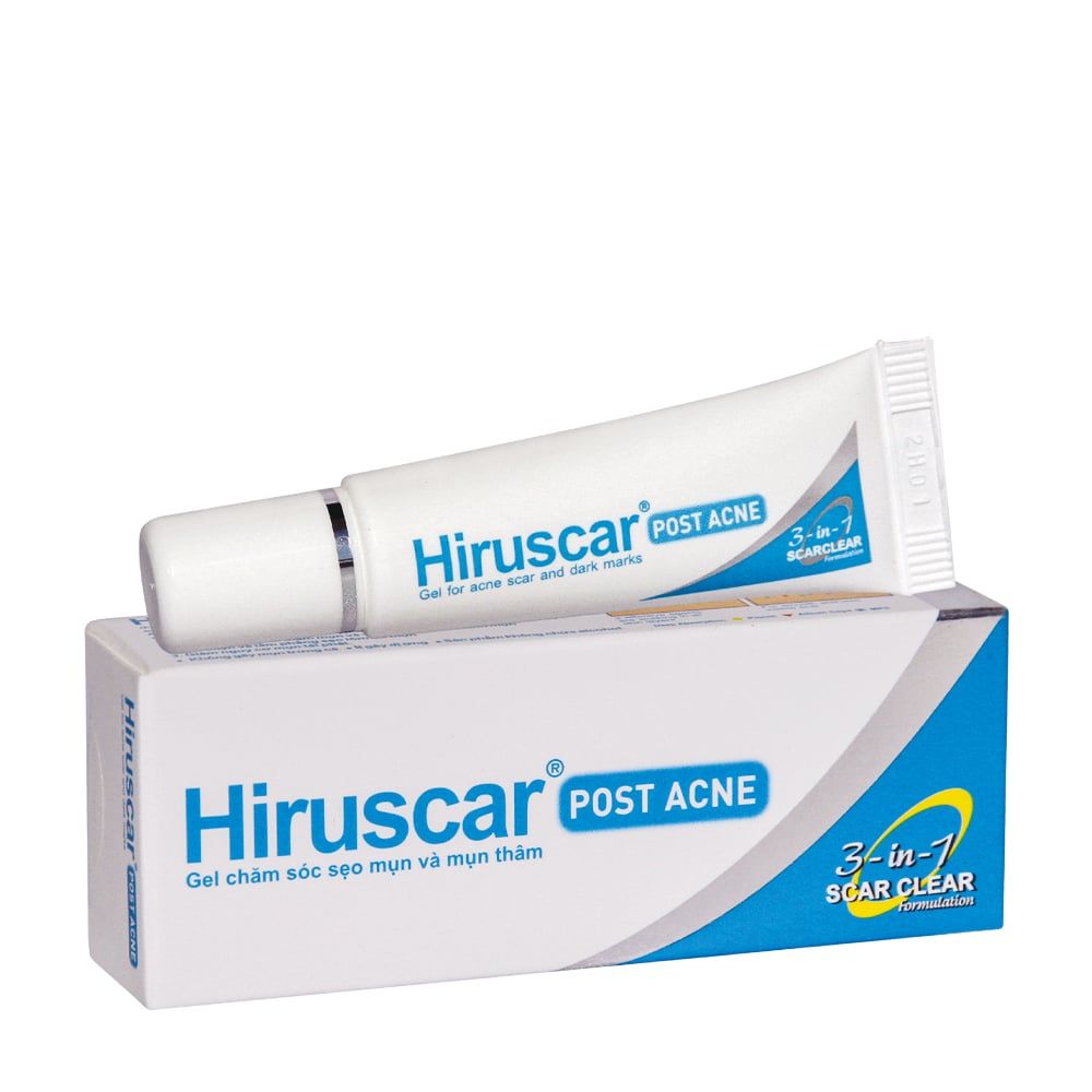 Hiruscar Post Acne (5g) -Gel xử lý thâm mụn, sẹo mụn