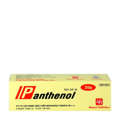 Panthenol 20g - Chăm sóc da, cho da bị bỏng, khô da, nứt nẻ da.