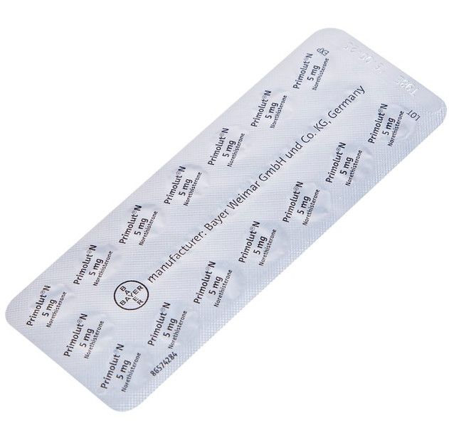 Thuốc Primolut N Bayer điều trị xuất huyết do rối loạn chức năng (2 vỉ x 15 viên)