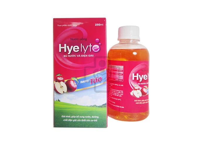 Nước uống Hyelyte hương cam/ hương dâu- hỗ trợ bù nước và điện giải lọ 250ml