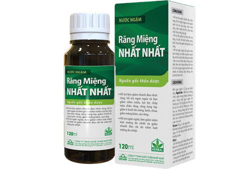 NƯỚC NGẬM RĂNG MIỆNG NHẤT NHẤT