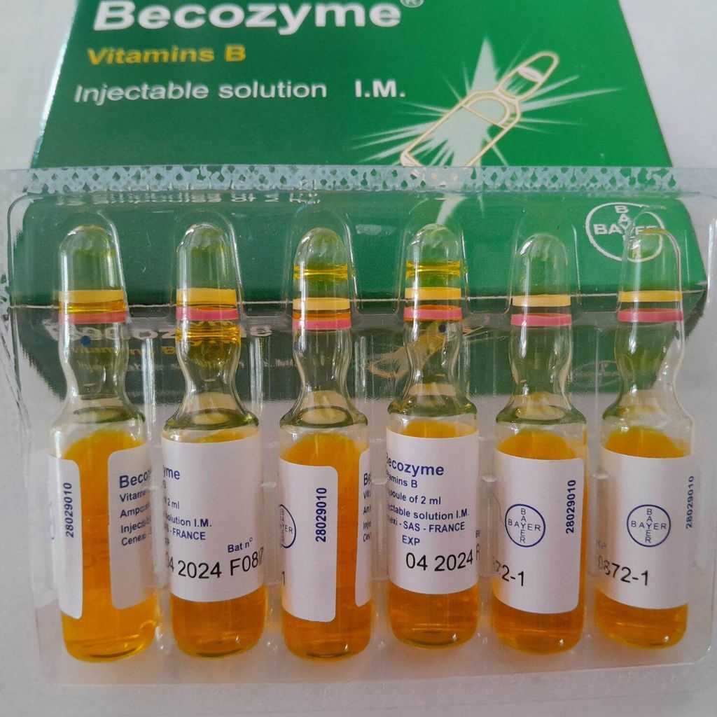 Dung dịch tiêm Becozyme điều trị và phòng ngừa thiếu vitamin nhóm B
