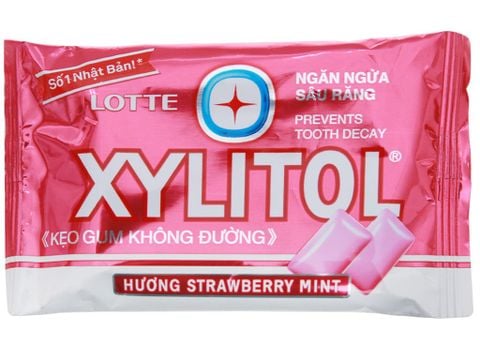 Xylitol strawberry mint vỉ (15*8)
