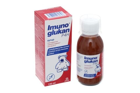 Siro Imunoglukan P4H hỗ trợ nâng cao sức đề kháng cho bé chai 120ml