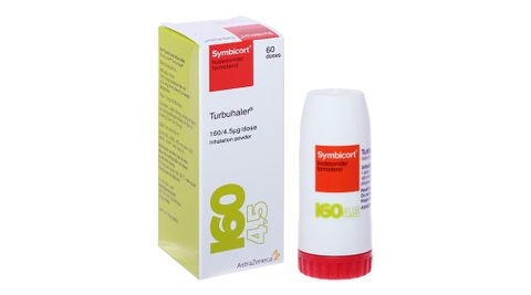 Bột hít phân liều Symbicort Turbuhaler 160/4.5mcg trị hen suyễn ống 60 liều hít