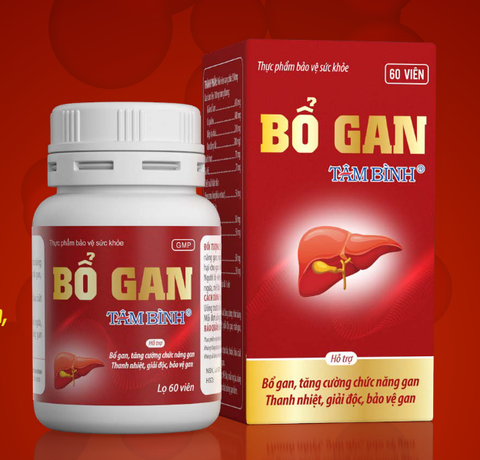 BỔ GAN TÂM BÌNH 60 viên - Hỗ trợ bổ gan và tăng cường chức năng gan