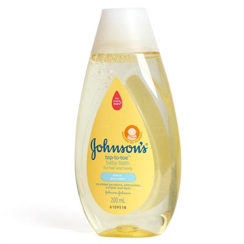 Sữa tắm gội toàn thân Johnson's Top To Toe Baby Wash (200ml)