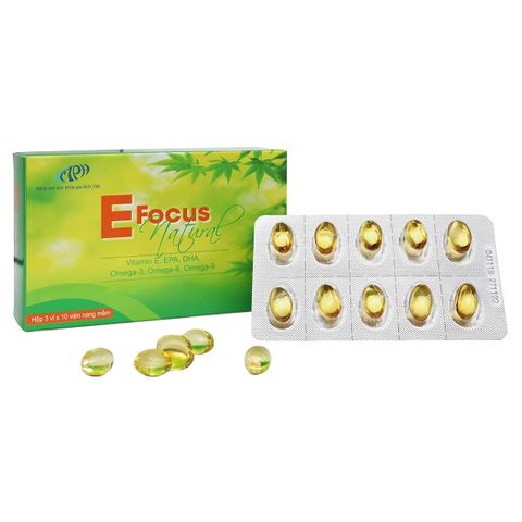 Viên uống bổ sung Vitamin làm đẹp E-focus Natural