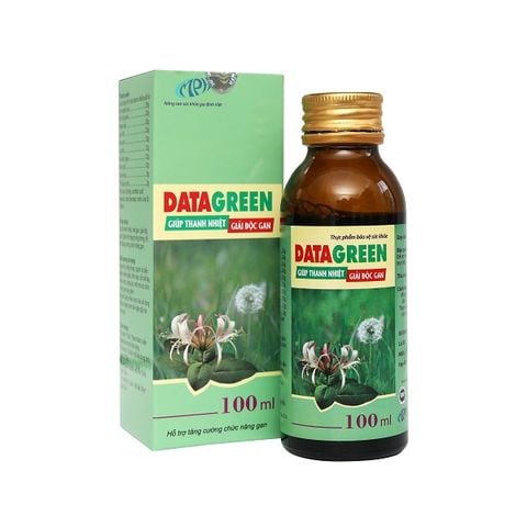 Siro thanh nhiệt, giải độc gan DataGreen - Lọ 100ml