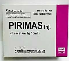 Pirimas (hộp 10 ống) - Thuốc bổ thần kinh