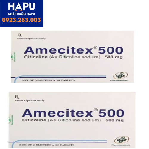 Amecitex 500 (3*10)-Citicolin