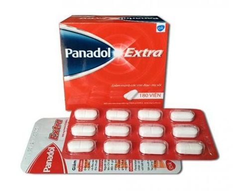 Panadol Extra (1 vỉ x 12 viên)  - Giảm đau, hạ sốt, đau răng, đau cơ xương khớp đau bụng kinh cho người lớn