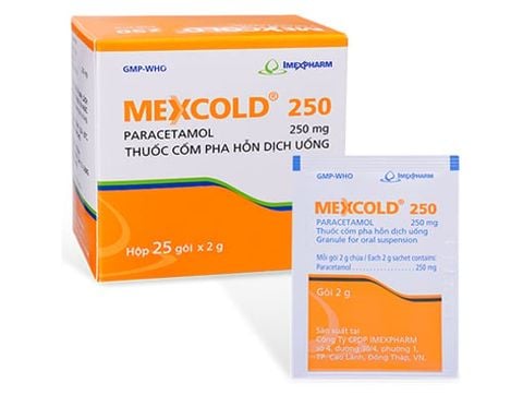 Mexcold 250mg (25 gói)