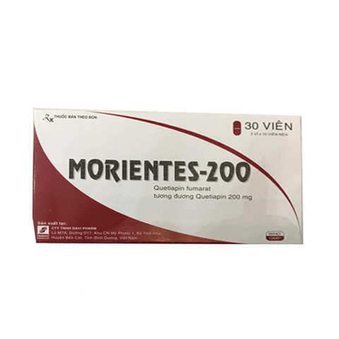 Morientes-200 điều trị những bệnh tâm thần phân liệt, cơn hưng cảm
