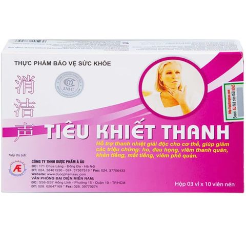 Viên uống giúp giọng nói trong sáng hơn Tiêu Khiết Thanh 30 viên