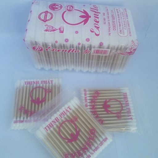 Bông tai gỗ NL ( bịch 12 gói)