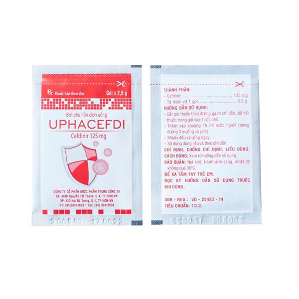 Uphacefdi 125mg (12 gói)