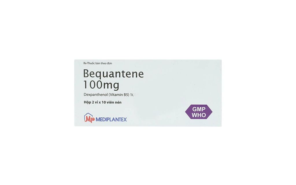 Thuốc Bequantene 100mg Mediplantex điều trị rụng tóc (2 vỉ x 10 viên)