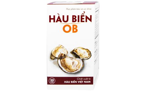 Hàu biển OB (lọ 30 viên) Tinh chất hàu